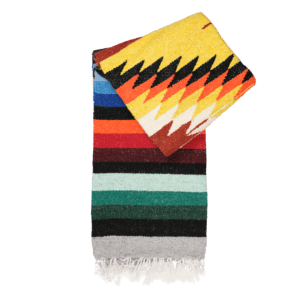 Plaid Diamant – Coucher de Soleil Tropical