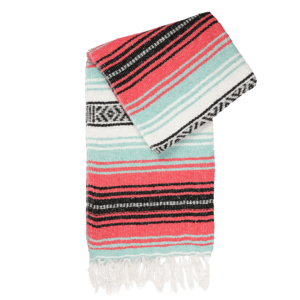 Plaid Falsa – Corail Océanique